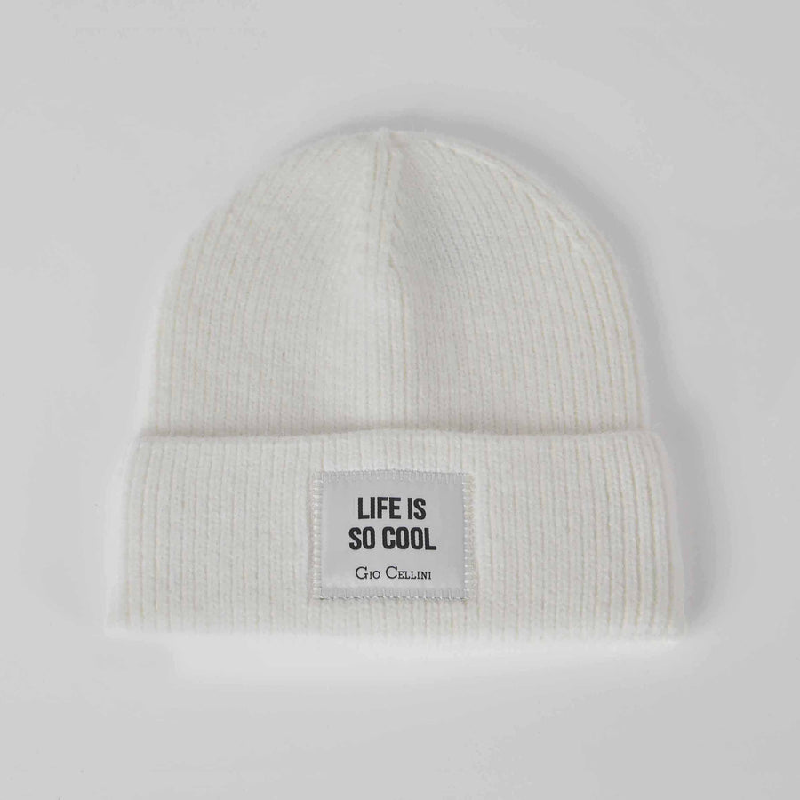 CAPPELLO BEANIE BIANCO